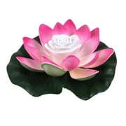 UOYOTT RGB LED Solar Powered Flower Lights Floating Fountain NEW~